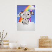 Puppy en regenboog poster (Keuken)