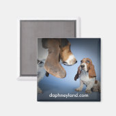 Puppy Encounter Magnet Magneet (Voorkant / Achterkant)