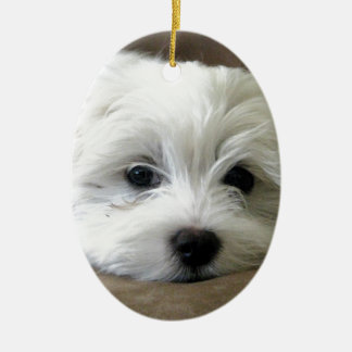 Puppy Eyes Keramisch Ornament