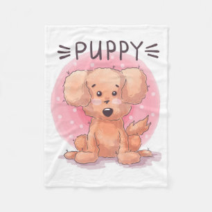Puppy Fleece Deken