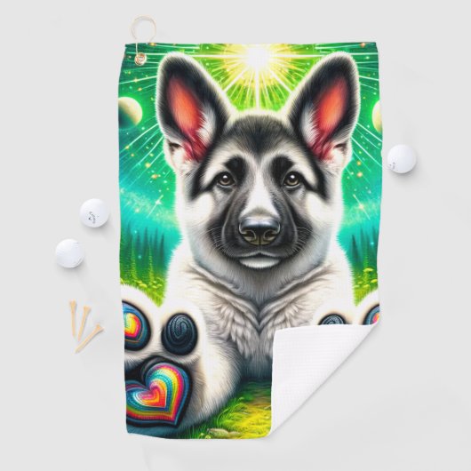 Puppy Golfhanddoek (Insitu)