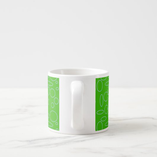 Puppy Green Circles Loops Espresso Kop (Achterkant)