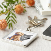 Puppy heeft hoop Sleutelhanger (Zijkant)