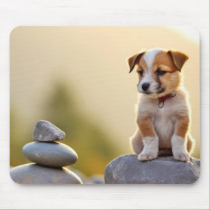 Puppy Hond Pet Dier Tranquil Vredig Muismat