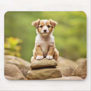 Puppy Hond Pet Dier Tranquil Vredig Muismat