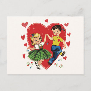  puppy houdt van kinder Valentijn Feestdagenkaart