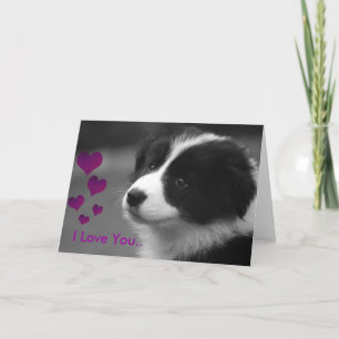 Puppy, ik hou van je kaart
