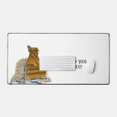 Puppy in een doos bureaumat (Keyboard & Muis)