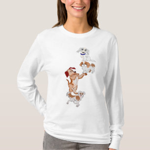 Puppy in evenwicht t-shirt