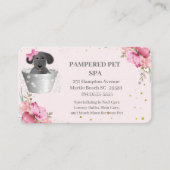 Puppy in Visitekaartje met buispitten (Voorkant)