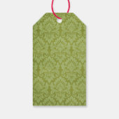 Puppy Kerst Zwarte Hond Cadeaulabel (Achterkant)