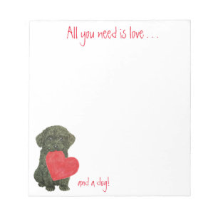 Puppy-laptopblok Notitieblok