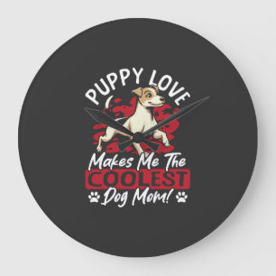 Puppy Liefde de Coolste Hond Moeder! Mijn Moeder I Grote Klok