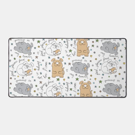 Puppy Liefde Desk Mat (Voorkant)