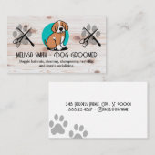 Puppy Logo | Schaar Comb | Groomer Visitekaartje (Voorkant / Achterkant)