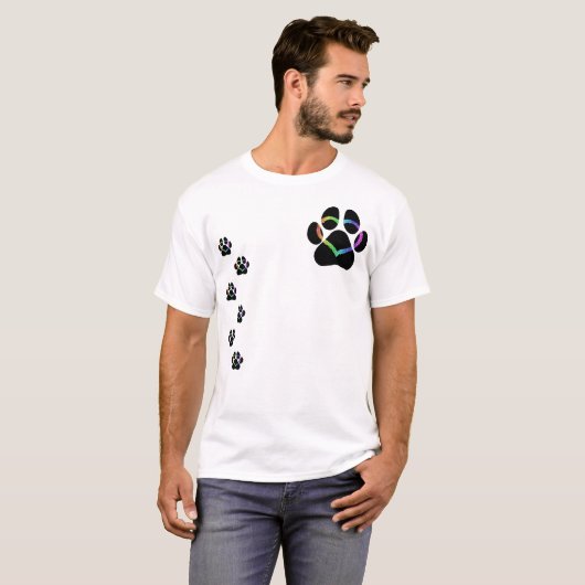 PUPPY LOVE Black T-shirt (Voorkant volledig)