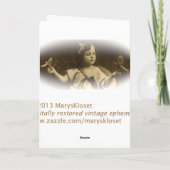 Puppy Love Carte d'anniversaire Vintage (Dos)