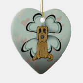 Puppy Love Ceramic Ornament (Rechts)