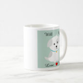 Puppy Love Coffee Mug (Devant droit)