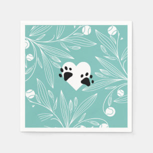 Puppy Love Dog Wedding Servet