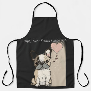 Puppy love - Franse bulldog stijl Schort