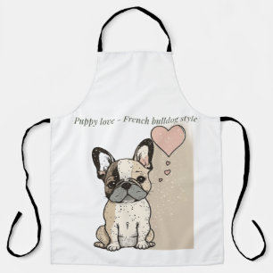 Puppy love - Franse bulldog stijl Schort