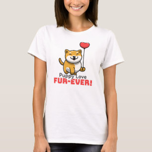 Puppy Love Fur-Ever beroemd gemaakt door Dogs Day T-shirt
