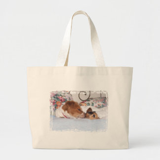 PUPPY LOVE GROTE TOTE BAG