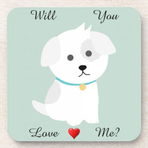 Puppy Love Hard Plastic Onderzetter
