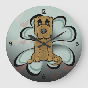 Puppy Love Large Clock Grote Klok