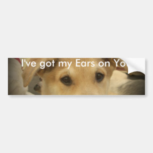 Puppy Love: Man's beste vriend Bumpersticker