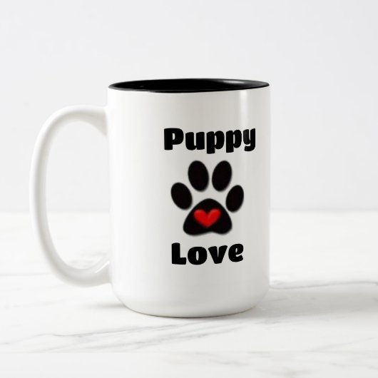 Puppy Love Mug (Gauche)