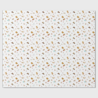 Puppy Love Naadloos Patroon | Speelse Honden, Po Cadeaupapier