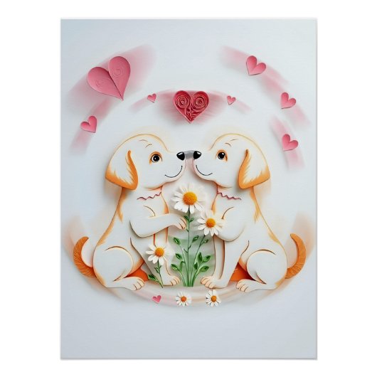 Puppy Love Perfect Poster (Voorkant)