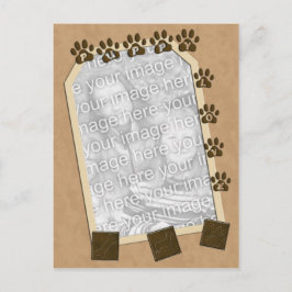 Puppy Love Photo Lijst Sjabloon Briefkaart