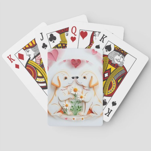 Puppy Love Pokerkaarten (Achterkant)