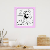 Puppy Love Poster (Keuken)