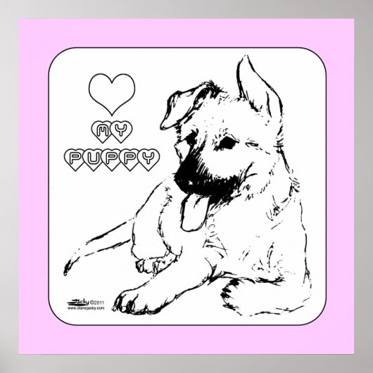 Puppy Love Poster (Voorkant)