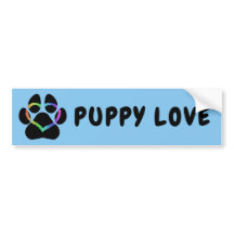 Puppy Love Rainbow Heart