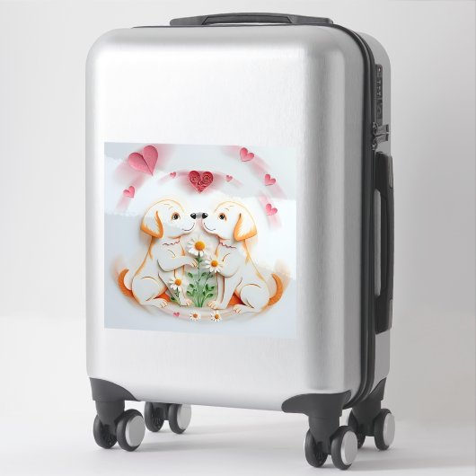 Puppy Love Sticker (Koffer)