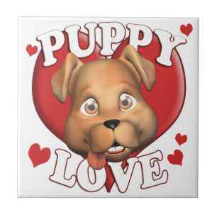 Puppy Love Tegeltje