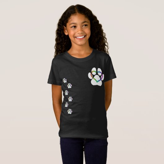 PUPPY LOVE White T-shirt (Voorkant volledig)