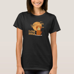 Puppy Lover I houdt van Dog Animal Rescue Pet Owne T-shirt