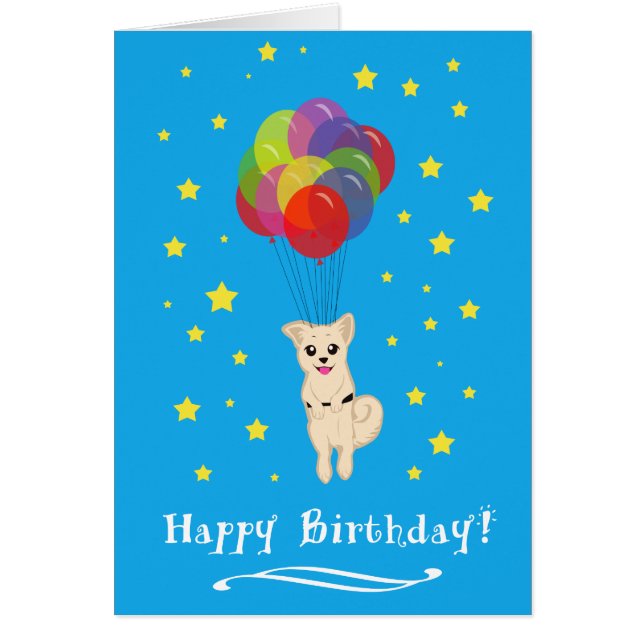 Puppy met ballonnen (Voorkant)