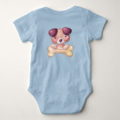 Puppy met bot romper (Achterkant)