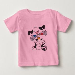 Puppy met de T-shirts en de Giften van de Krant