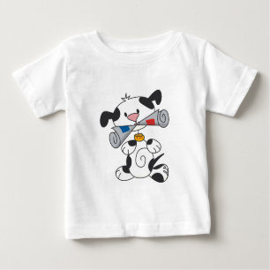Puppy met de T-shirts en de Giften van de Krant