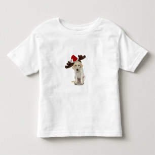 Puppy met Santa Hat en rendieroorten Kinder Shirts