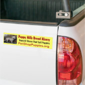 Puppy Mills Breed Misery Bumpersticker (Op Truck)
