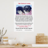 Puppy Mills Breed Misery Poster (Keuken)